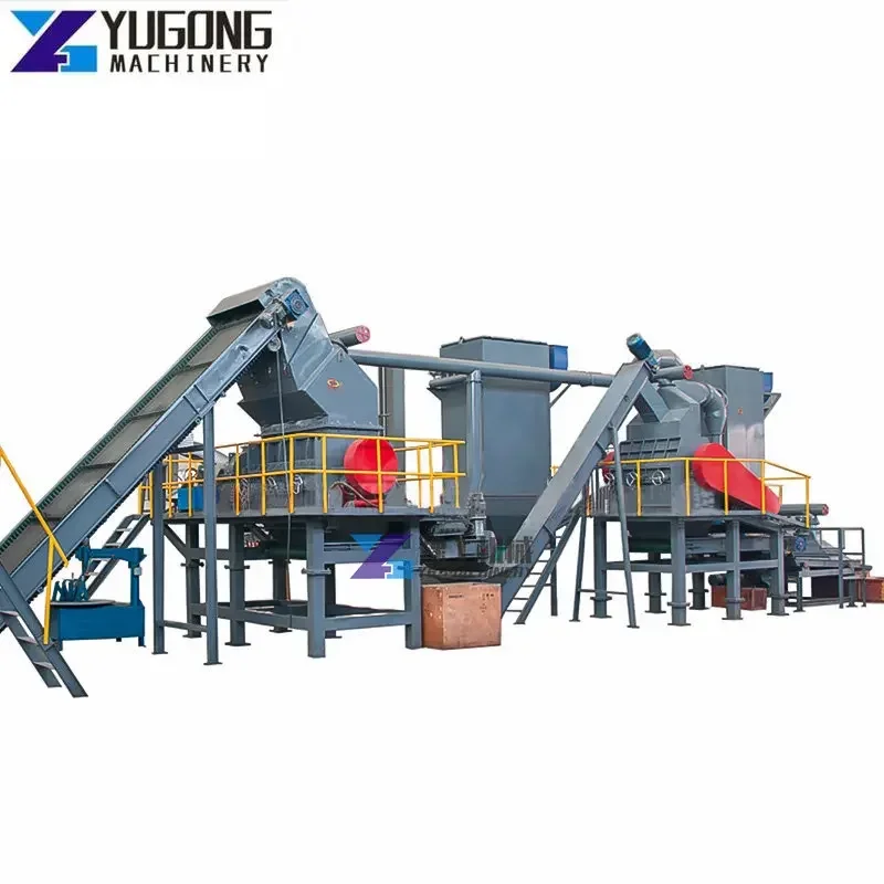 Tire Recycle Plant Primary Shredder Rubber Granulator Rubber Powder Machine