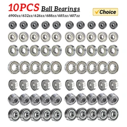 10pcs Inline Roller Skate Bearing 3x10x4mm 623zz 6900zz 626zz 607zz 625ZZ 685zz 688z Carbon Steel Precision Bearing Deep Groove