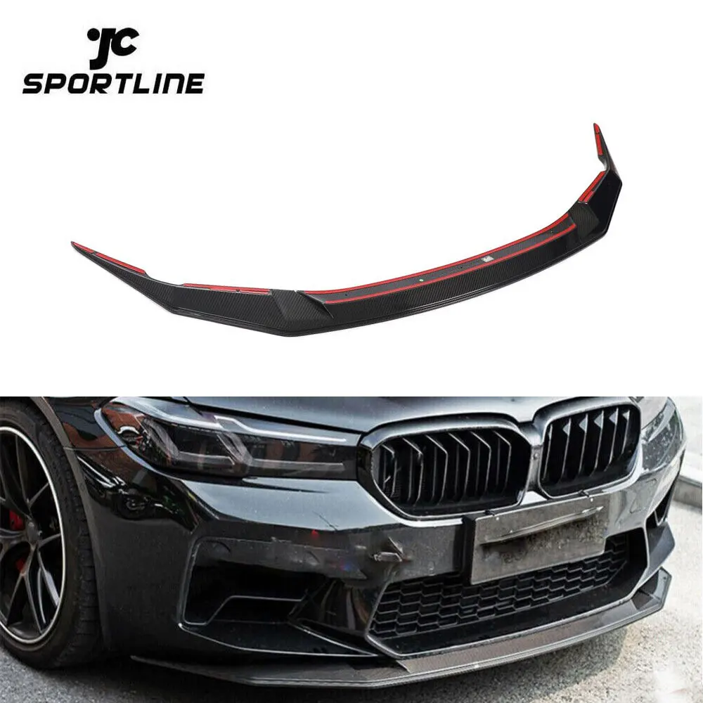 

Prepreg Carbon Fiber Front Bumper Lip Splitter For BMW 5 Series F90 M5 Sedan 2021 2022