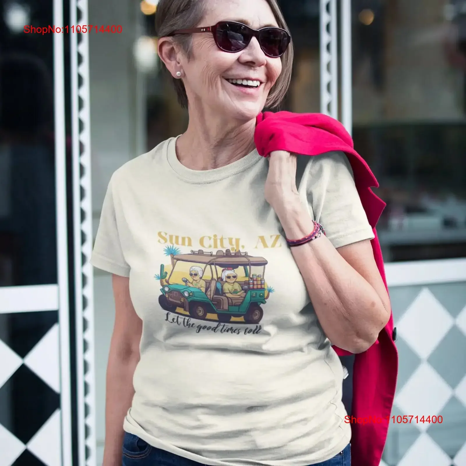 Let The Good Time Roll T shirt Jersey Desert themed shirts for retirees Retiree vintage Washed Breathable Versatile homme