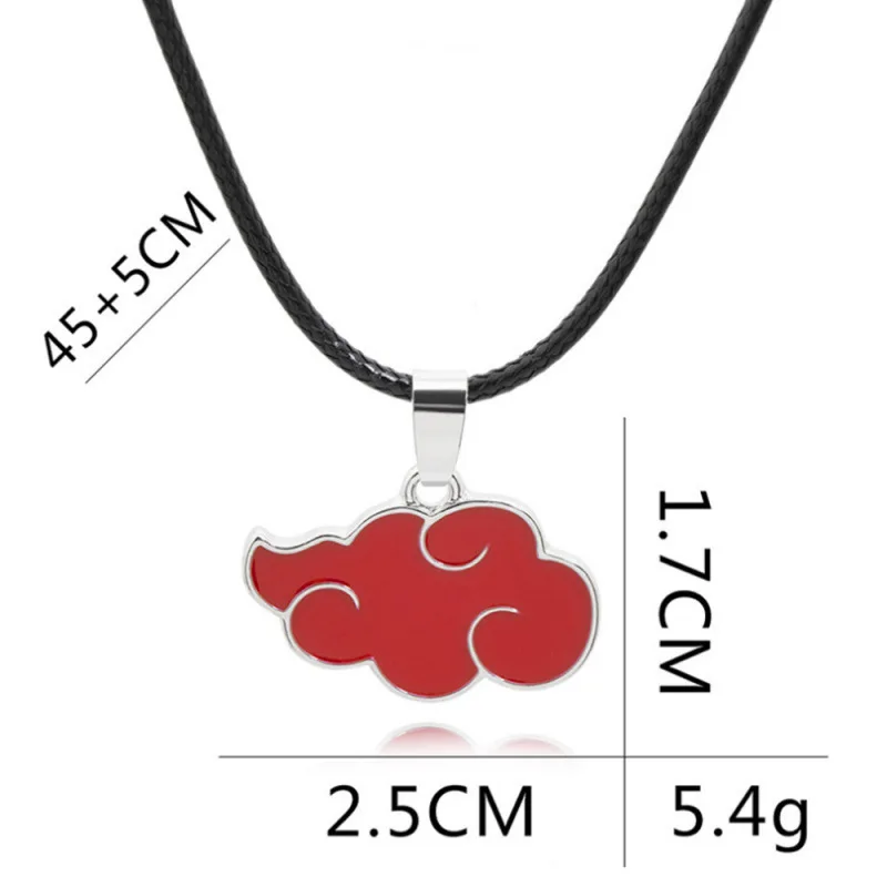 Necklace Anime Ninja Peripheral Xiao Organization Red Cloud Clothing Keychain