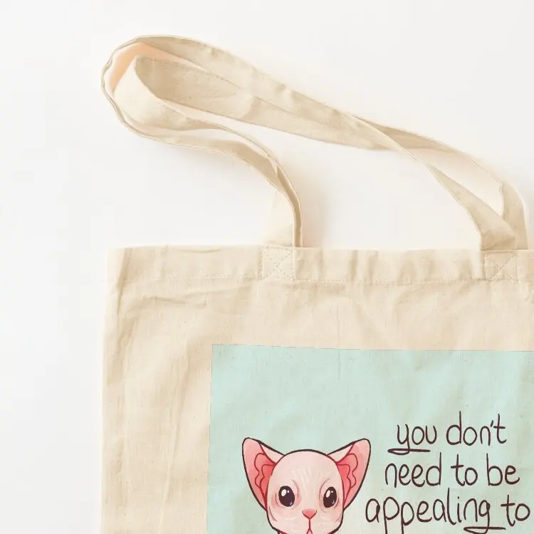 لا تحتاج إلى نداء الجميع Sphynx Kitten حمل حقيبة حقائب النساء حقائب النساء الفاخرة النساء الإيكولوجية حزمة #3