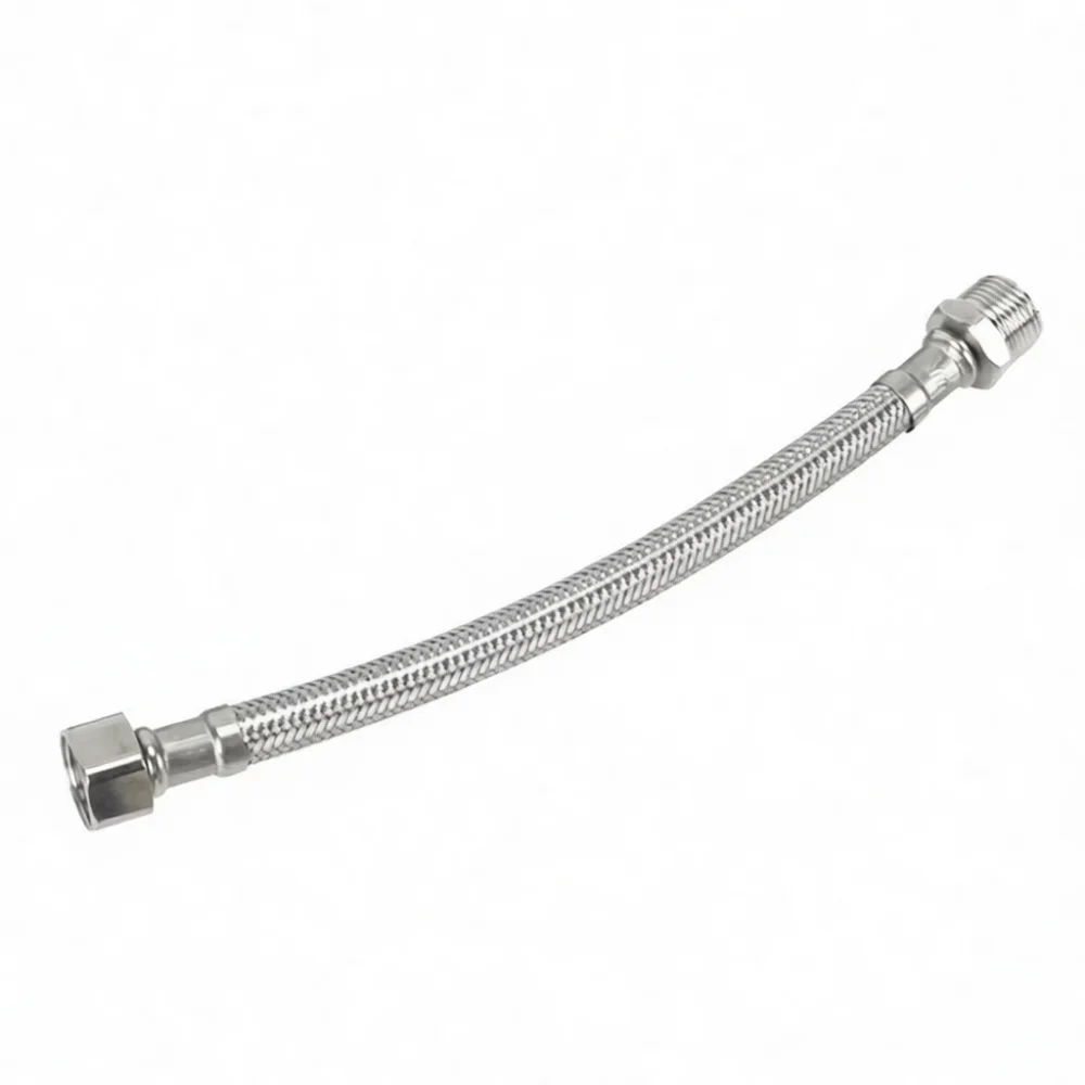 Flexible Stainless Steel Faucet Connector Hose Braided Plumbing Pipe For Kitchen Bathroom Sink Washbasin Water Fitting