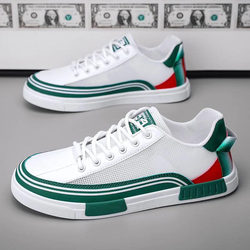Zapatos para correr para hombre, zapatillas de deporte informales de lujo, transpirables, cómodas, de malla, para skate, Tenis Masculino, calzado masculino de talla grande 47