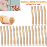 Cepillo de dientes Natural portátil Miswak, blanqueador de dientes Manual tradicional Arak Miswaak, palo de cuidado Dental Manual para viajes
