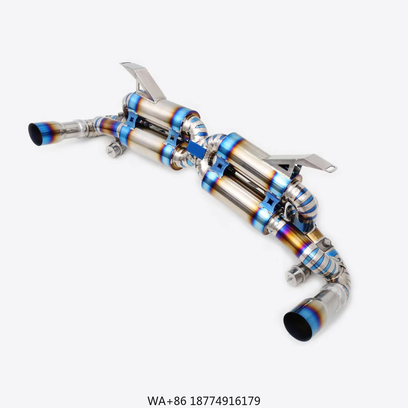 

Высокопроизводительная титановая выхлопная труба с клапаном, автомобильная выхлопная система для Gallardo Superleggera 5.0L 2007-2013