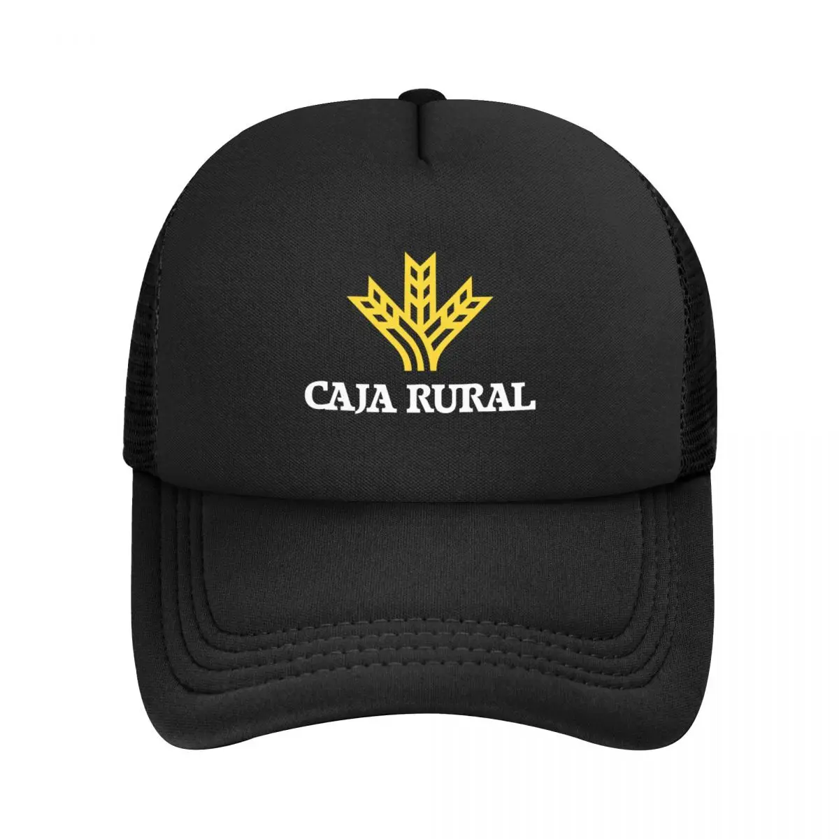 Gorra de béisbol con diseño de Caja Rural brillante, gorra de malla Vintage, gorra de camionero