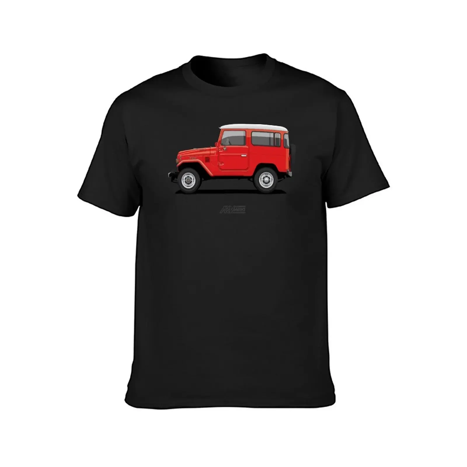 Land Cruiser FJ40 HardTop Red T-Shirt funny shirt cotton vintage graphic tee oversized graphic tee cotton t shirt men