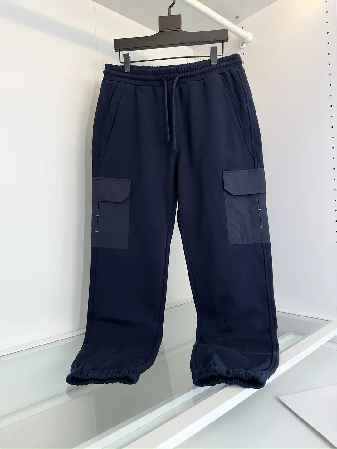 BLLIYOSS Casual Pants Men 2024 NEW Utility Drawstring High weight pure cotton material Size M-3XL Straight Leg pants old money