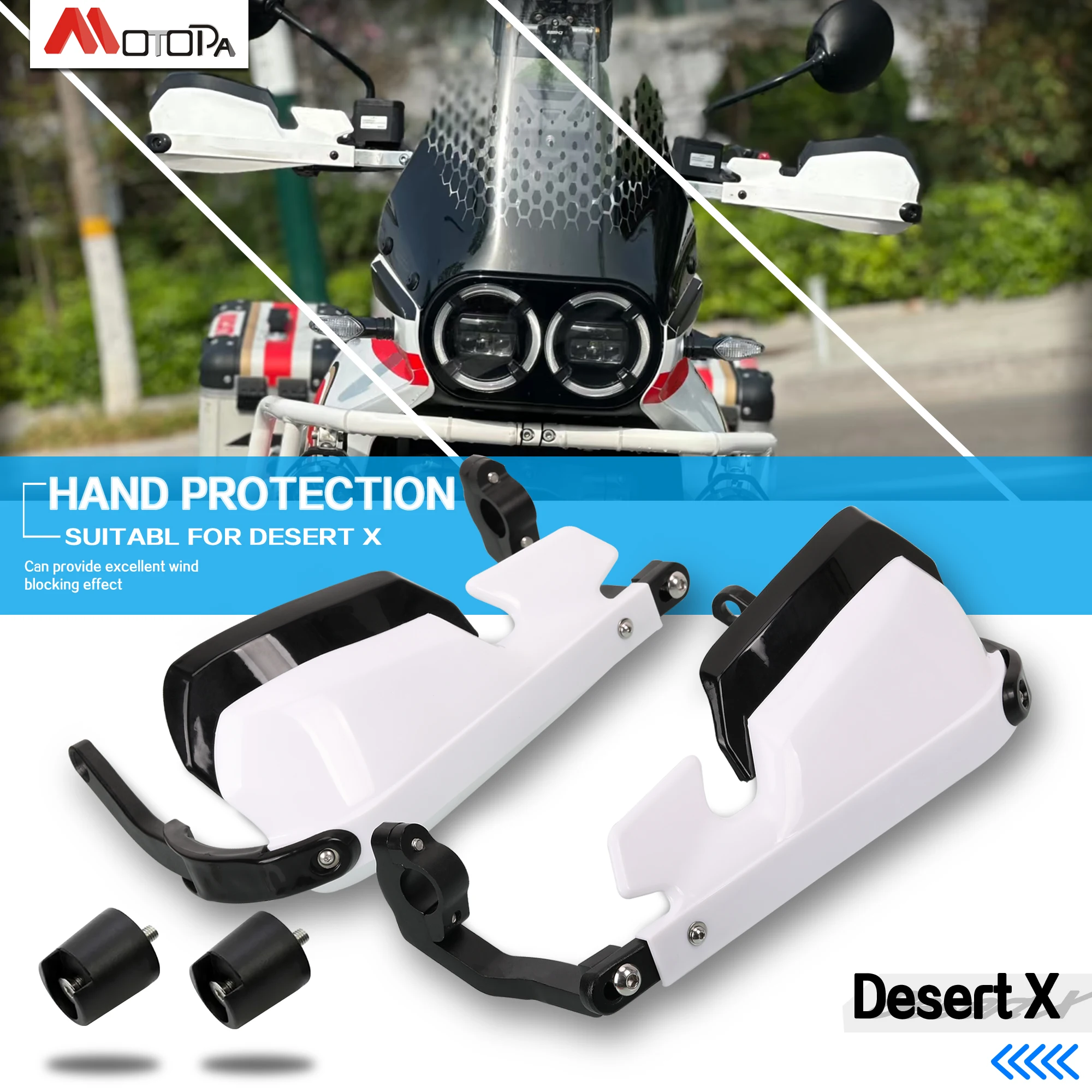 For Ducati Desert X DesertX 2022-2025 Motorcycle for Desert-X Hand Guards Lever Protector Handlebar New Aluminum Alloy Handguard