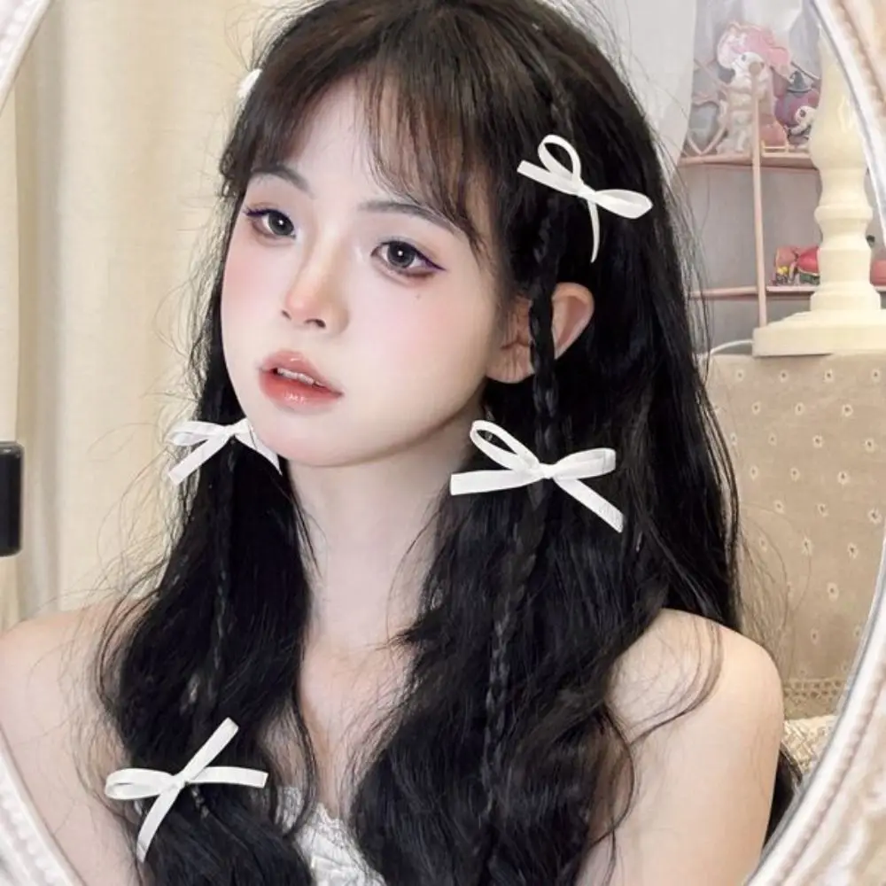 โบว์ติดผมหวานๆแฟชั่นติดโบว์กิ๊ฟหนีบผมน่ารัก1ชิ้นกิ๊บติดผมบัลเล่ต์เครื่องประดับผมกิ๊บติดผมหน้าม้าสำหรับเด็กผู้หญิง