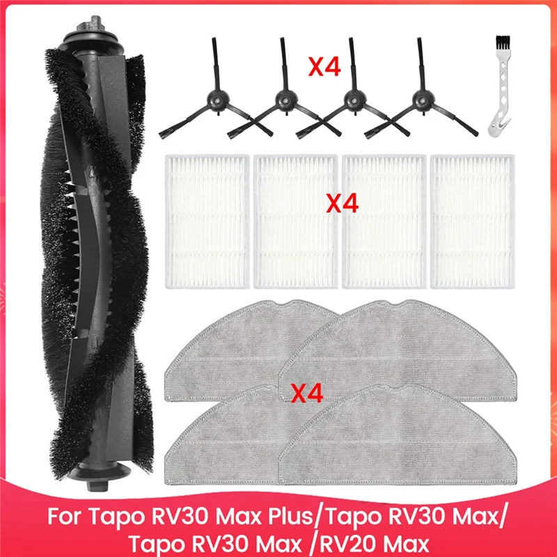 ABZA-Tapo RV30 Max Plus/Tapo RV30 Max/Tapo RV30 Max /RV20 Max Plus/RV20 Max 진공 청소기 부품용 교체 부품