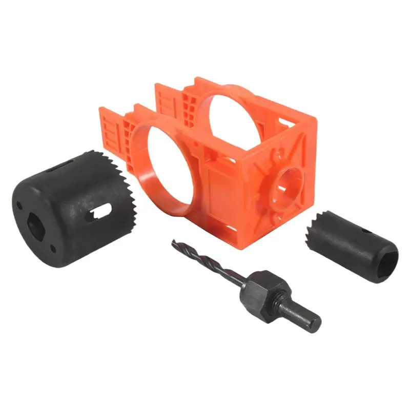 AC88-Upgrades Door Lock Installation Kit Door Hole Drilling Kit For Wood Door Door Lock Hole Saw Door Knob Installation Kit