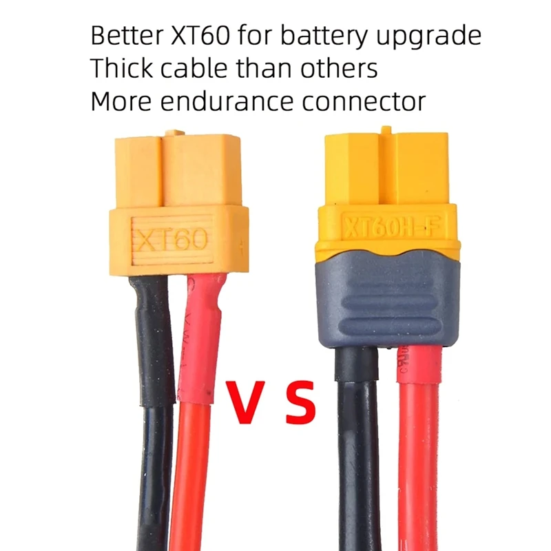 XT60 Male Connector Extension Cable With Lighter Plug 10FT 14AWG Car Charger And XT60 Adapter Cord