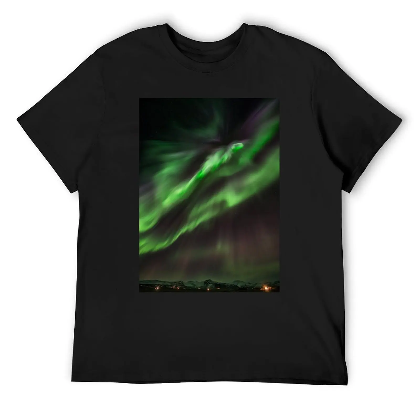 

Northern Lights Power T-Shirt oversized t shirt graphic shirts mens t shirts