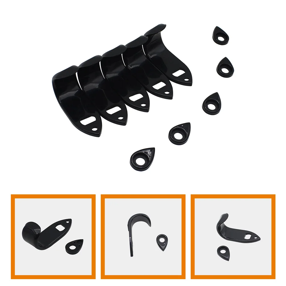

10 Pcs Refer to Sax Finger Cots Protector Abs Thumb Rest Cushions for Saxophone