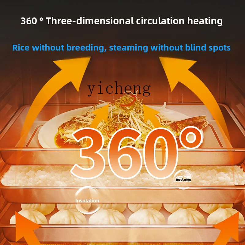 Profesjonalna parowarowa kuchenka parowa ZZ, duża, elektryczna, wysokociśnieniowa, na 24 talerze, do gotowania ryżu, do stołówki, dwudrzwiowa, gazowa, z silnikiem parowym.