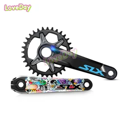 2pcs Mountain Bike SLX M7100 Crank Protection Film Sticker Vinyl Decoration Anti Scratch Color Change Bicycle Accessorie Sticker