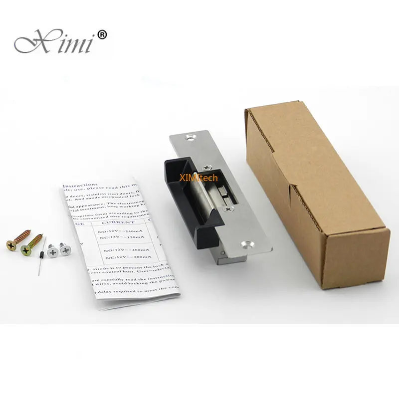 China Factories DC12V Door Lock Electric Strike NO Style Power To Open Fail-Secure Type Electric Lock  Access Control System