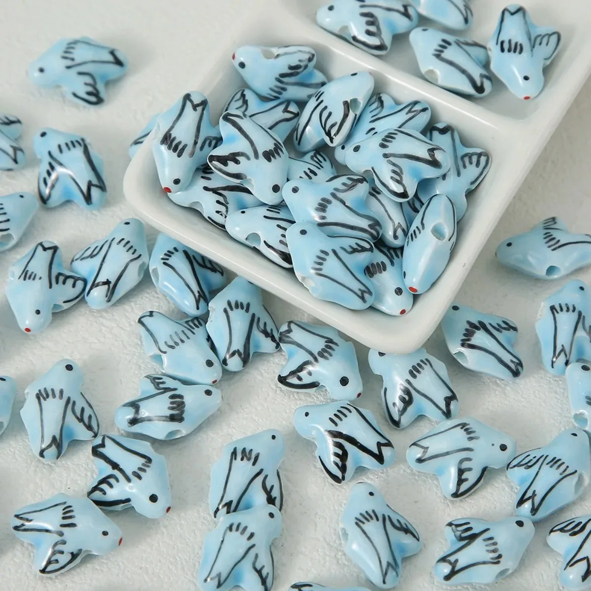 DW38 5 قطعة 15x20 مللي متر لون الحلوى السلام تعادل براعة رائعة الطيور الصغيرة الخرز اليدوية مجوهرات اكسسوارات الاتجاه DIY بها بنفسك #4