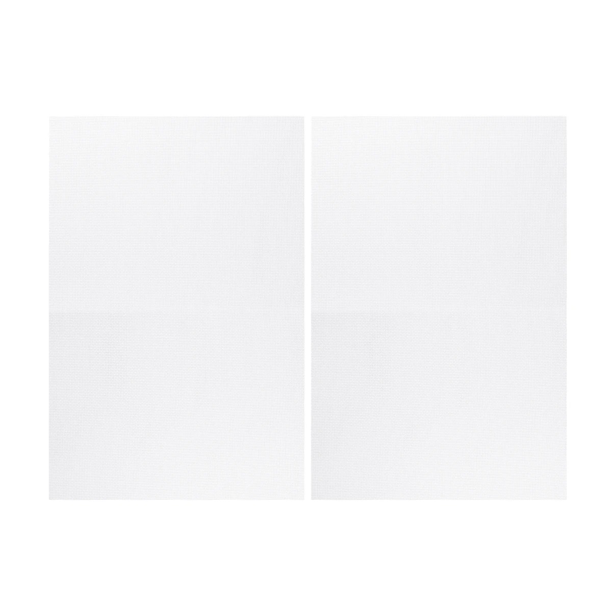 

4pcs Cross Stitch Cloth 11 Count Cotton Fabric 18X12 Inch White For Diy Needlework Craft Projects Cross Stitch Supplies