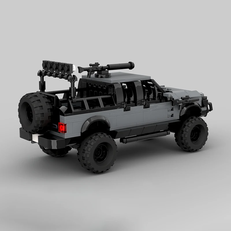 City Car Model MOC Building Bricks Off-Road Vehicle Truck F-150 Modular Technology Holiday Gifts Assemble Toys Suit Ideal Gift