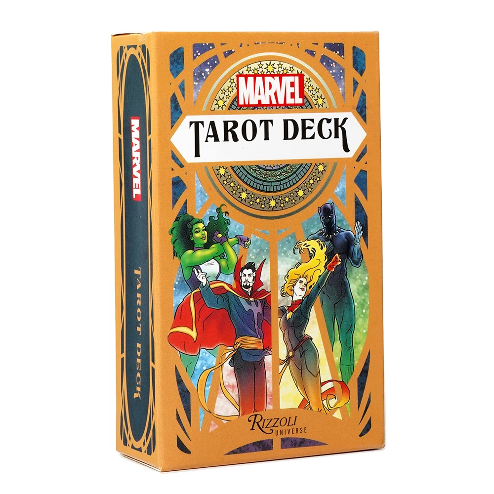 Marvel Tarot Look into the future with this lavishly illustrated tarot deck newly commissioned artwork of the Marvel Comics cano