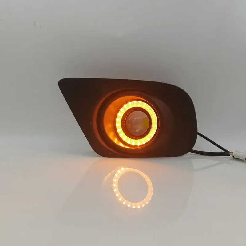 LED 안개등 어셈블리, 닷지 여행 2015 2016 2017 2018 2019 2020 2021 앞 범퍼 안개등 교체 엔젤 아이 일광
