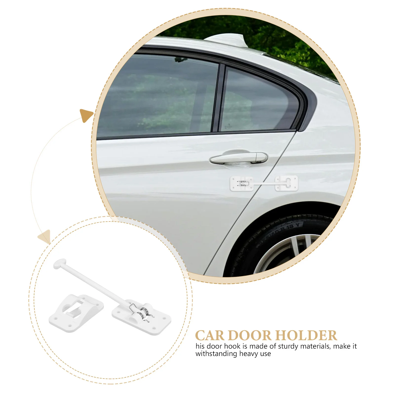 

1 Set Heavy Duty Extended Trailer Hook For Rvs Campers Trucks Cargo Trailers Durable Catch Holder Rv Latch Trailer Door Latch T