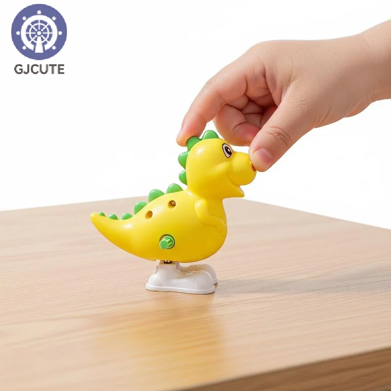 1Pcs Duckling Bouncing Egg Cute Walking Hatchling Animal Shaped Toy Fun Gift Small Decorative Figurine