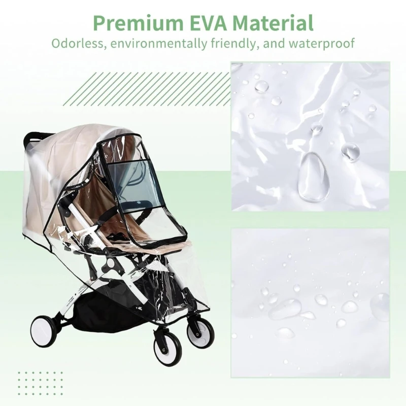 Y1UB Baby Pram Protections Cover Shieldผ้าคลุมรถเข็นเด็กอุปกรณ์เสริมรถเข็นเด็ก