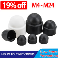Hexagon Bolt Nut Dome Protection Caps Covers Exposed Plastic  Acorn Nuts Protector M4 M5 M6 M8 M10 M12 M14 M18 M20 M22 M24