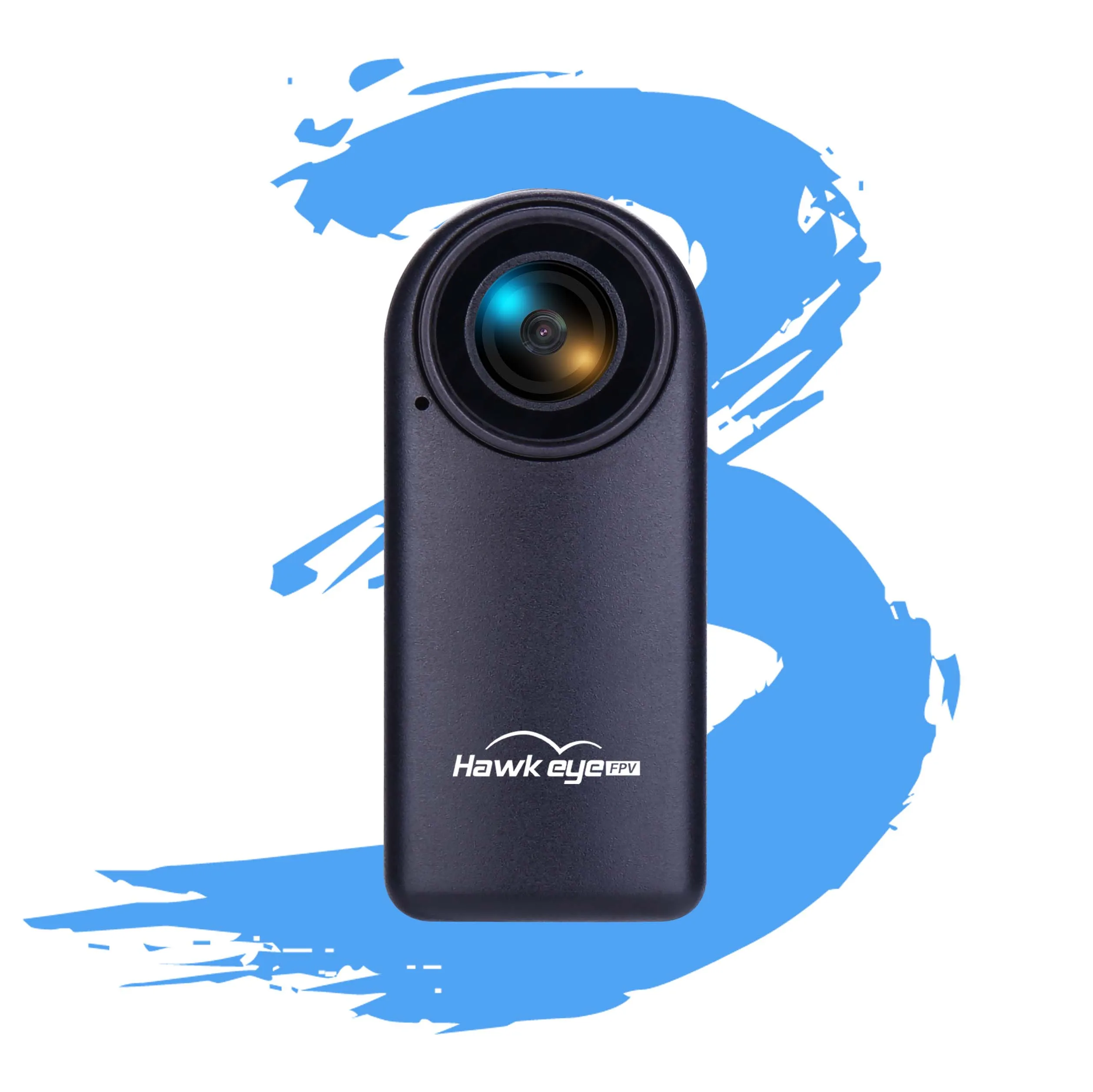 Hawkeye V3 4K 35g FPV Camera Panoramic Thumb Action Cam ND16 ND32 Filters Motorcycle Chest Mount for Drone RC FPV Model