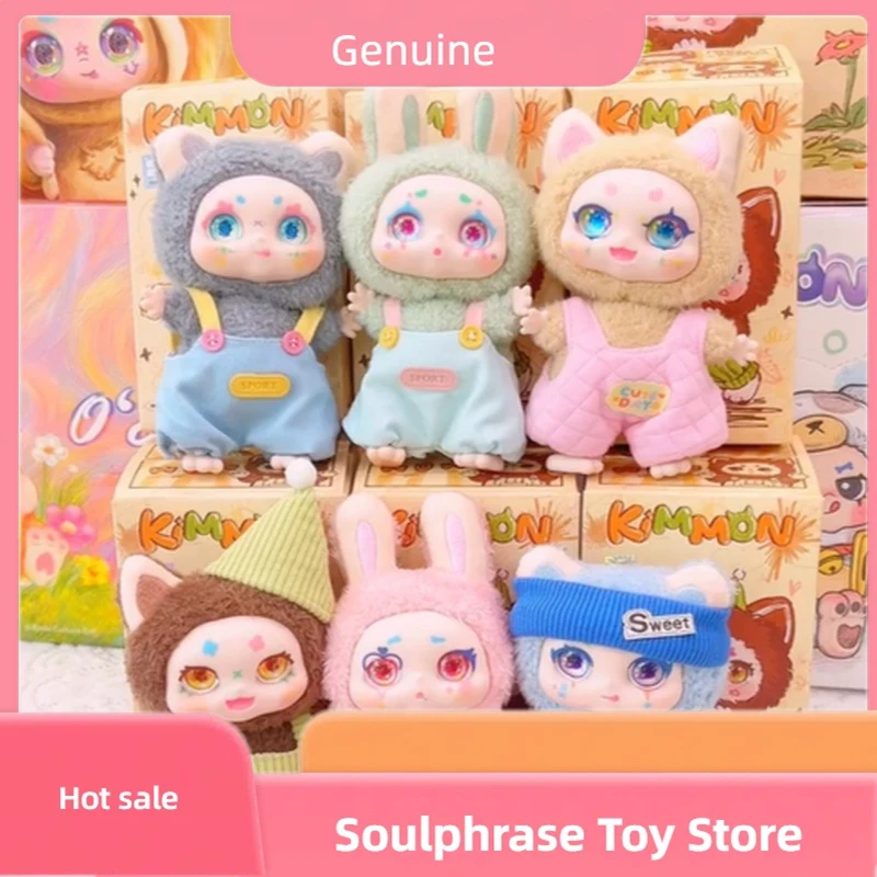 

Подлинная эмалированная серия Kimmon Mimon, слепая коробка, кавайная аниме-игрушка, фигурка куклы, рюкзак, подвеска, загадочная коробка, детский индивидуальный подарок