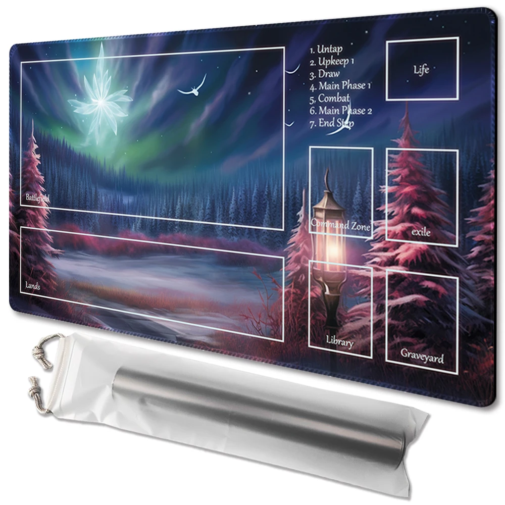 

Aurora-Board Game TCG Playmat Table Mat Game Size 60X35 CM Mousepad Compatible for MTG CCG