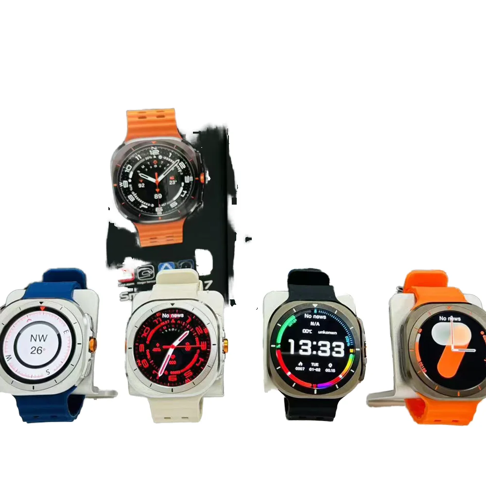 YLL - Nuevo Reloj Inteligente Z7 Ultra GPS Redondo 2024, Relojes Inteligentes para Hombre y Mujer, Z7 Ultra Smartwatch