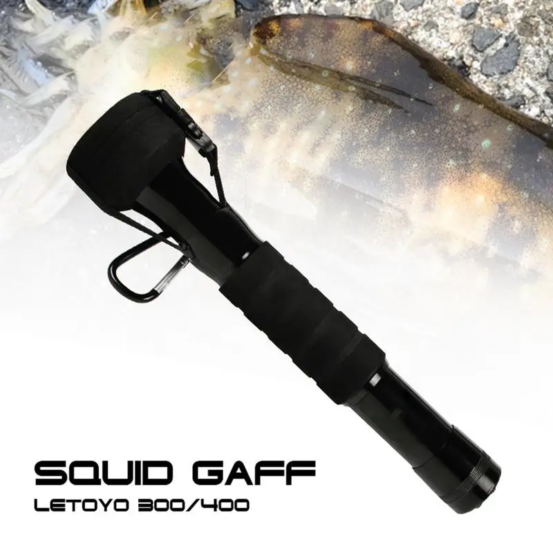 Fish Gaff Telescoping Squid Fishing Gaff With Stainless Steel Six-Claw Hook Fish Gaff Hook For Saltwater Freshwater Boat Ice