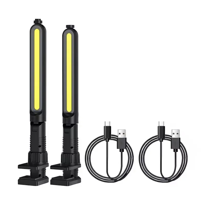 ABXF-Workshop And For Garage Rechargeable LED Work Light Set With Magnetic Base- 3 Lighting Modes Included
