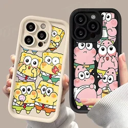 Cartoon SpongeBobs Patrick Star Case for Xiaomi Redmi Note 13 12 11 Pro Plus 12S 11S 10S 10 9 9S 8 12C 13C Shockproof Soft Cover