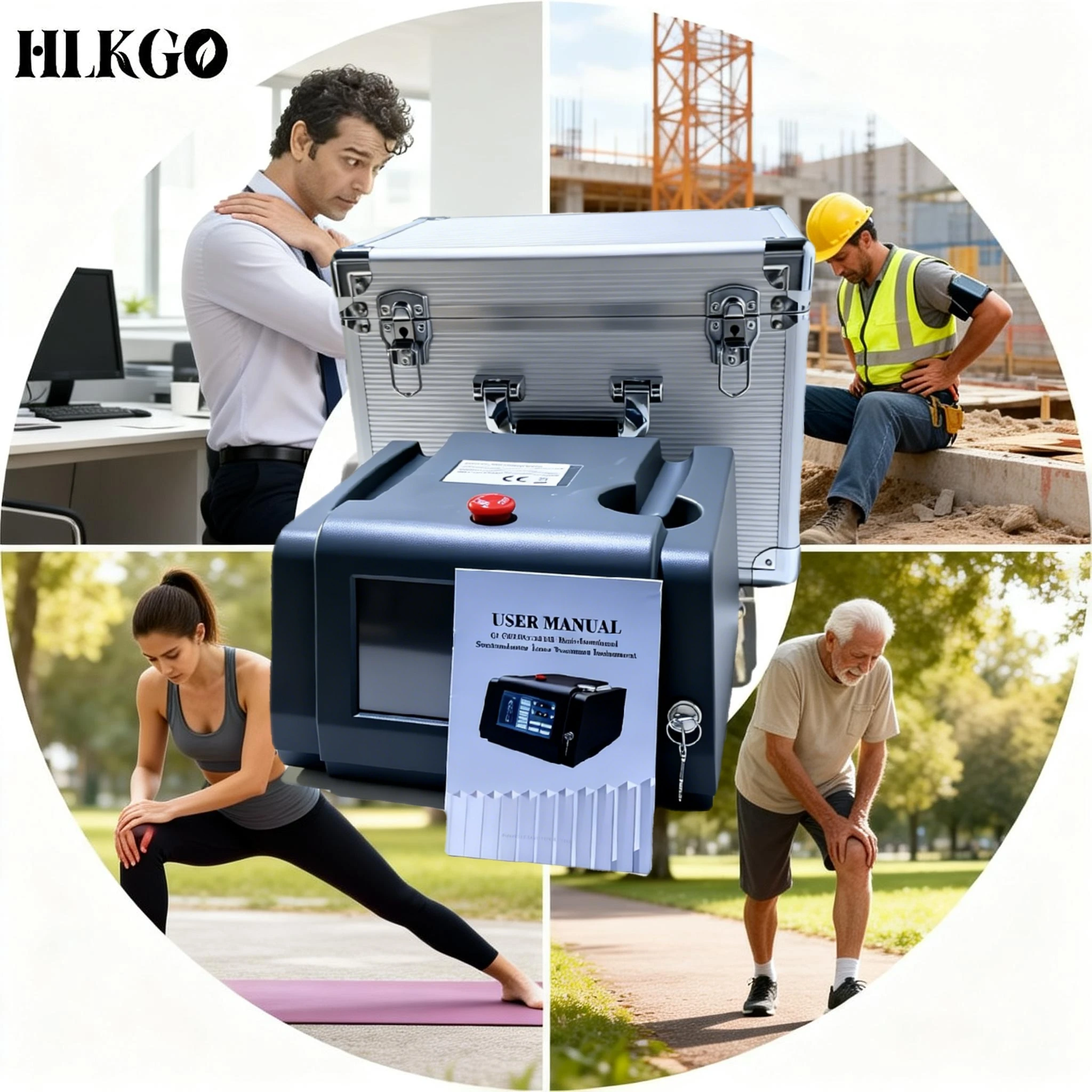 

Медицинский лазерный терапевтический аппарат HLKGO 808 нм для снятия воспалений, обезболивания и восстановления