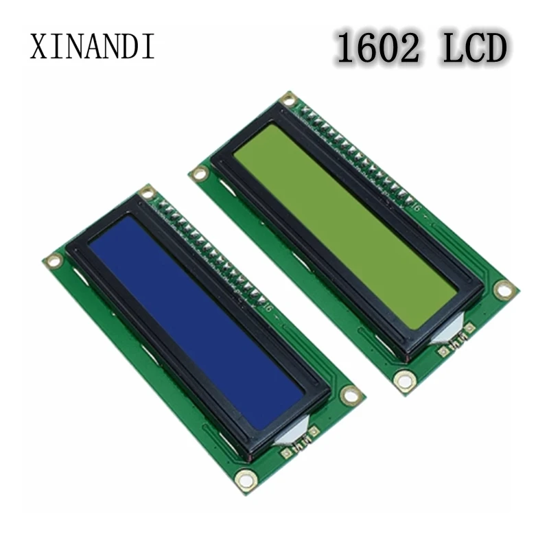 

LCD1602 + I2C 1602 16x2 1602A синий/зеленый экран HD44780 символьный ЖК/w IIC/I2C последовательный интерфейс модуль адаптера для Arduino