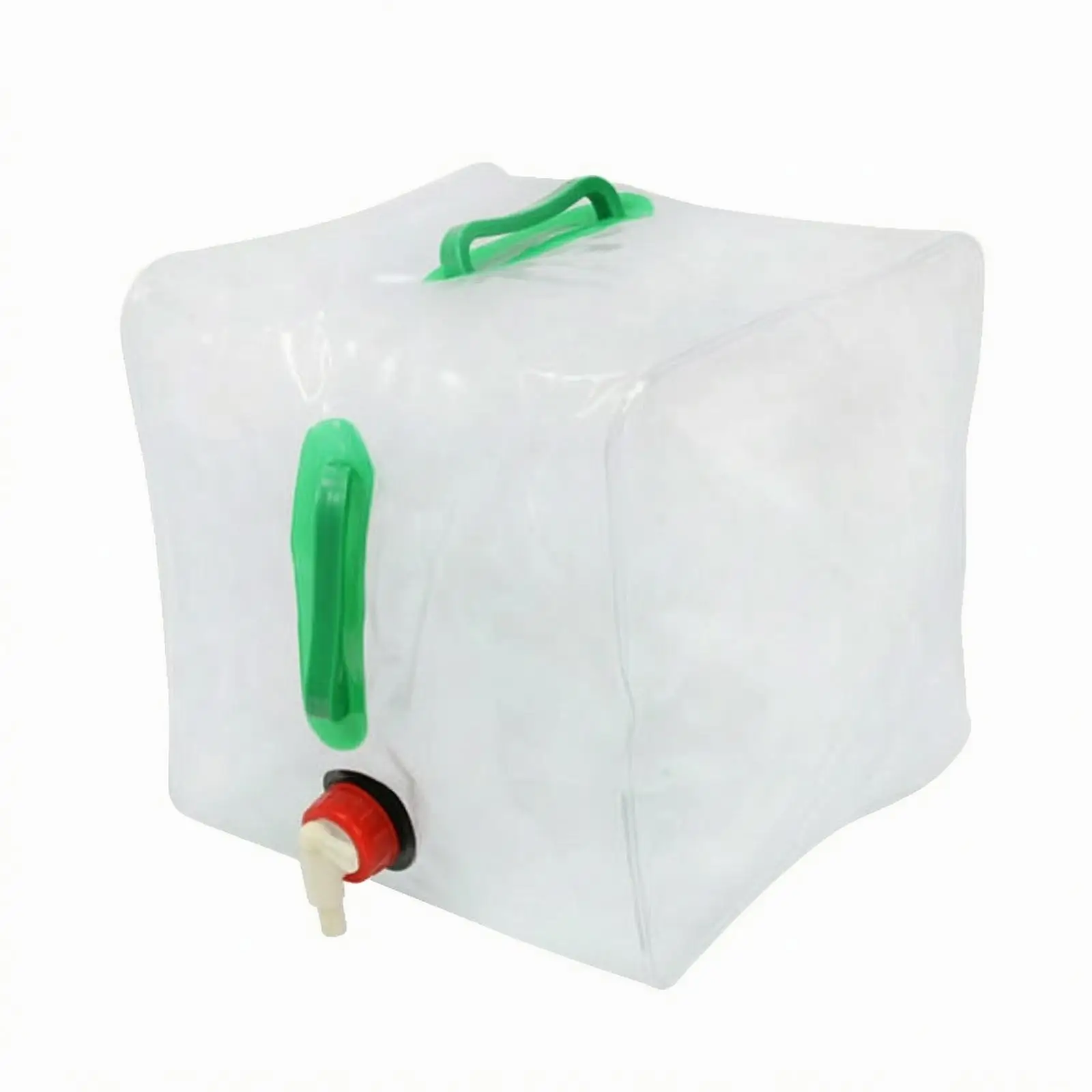 Transparent PVC Water Bag with Carrying Handles for Camping Hiking Outdoor Survival