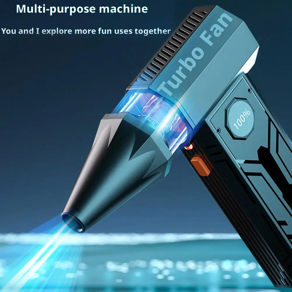130000 دورة في الدقيقة منفاخ الهواء الكهربائي توربو فرش السيارات عالية السرعة USB تهمة لنفخ الغبار مجفف الشعر