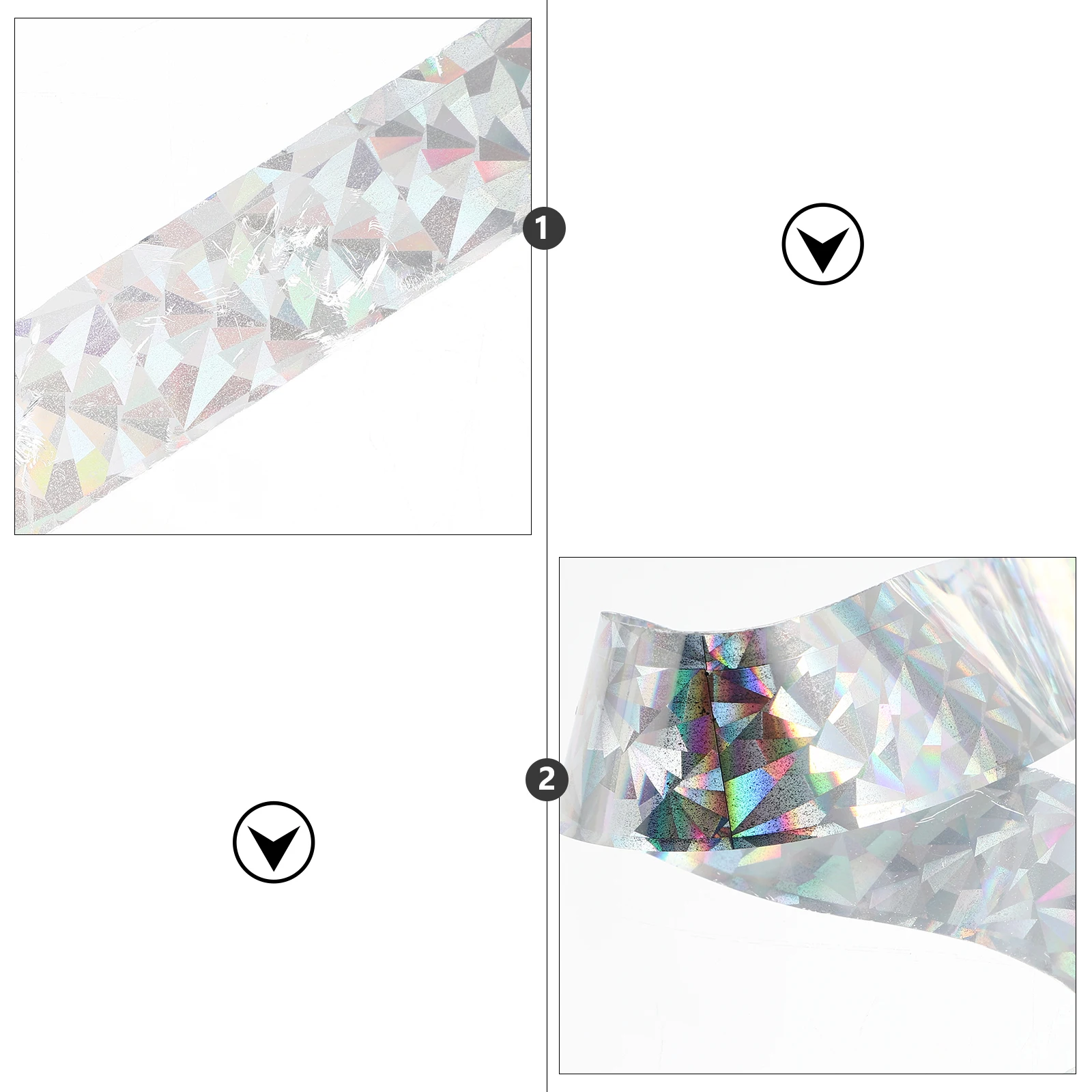 

2Pcs Bird Repellent Ribbon PET Material Reflective Tape Flash Repelling Outdoor Farml Garden Balcony Roof Airport EcoFriendly