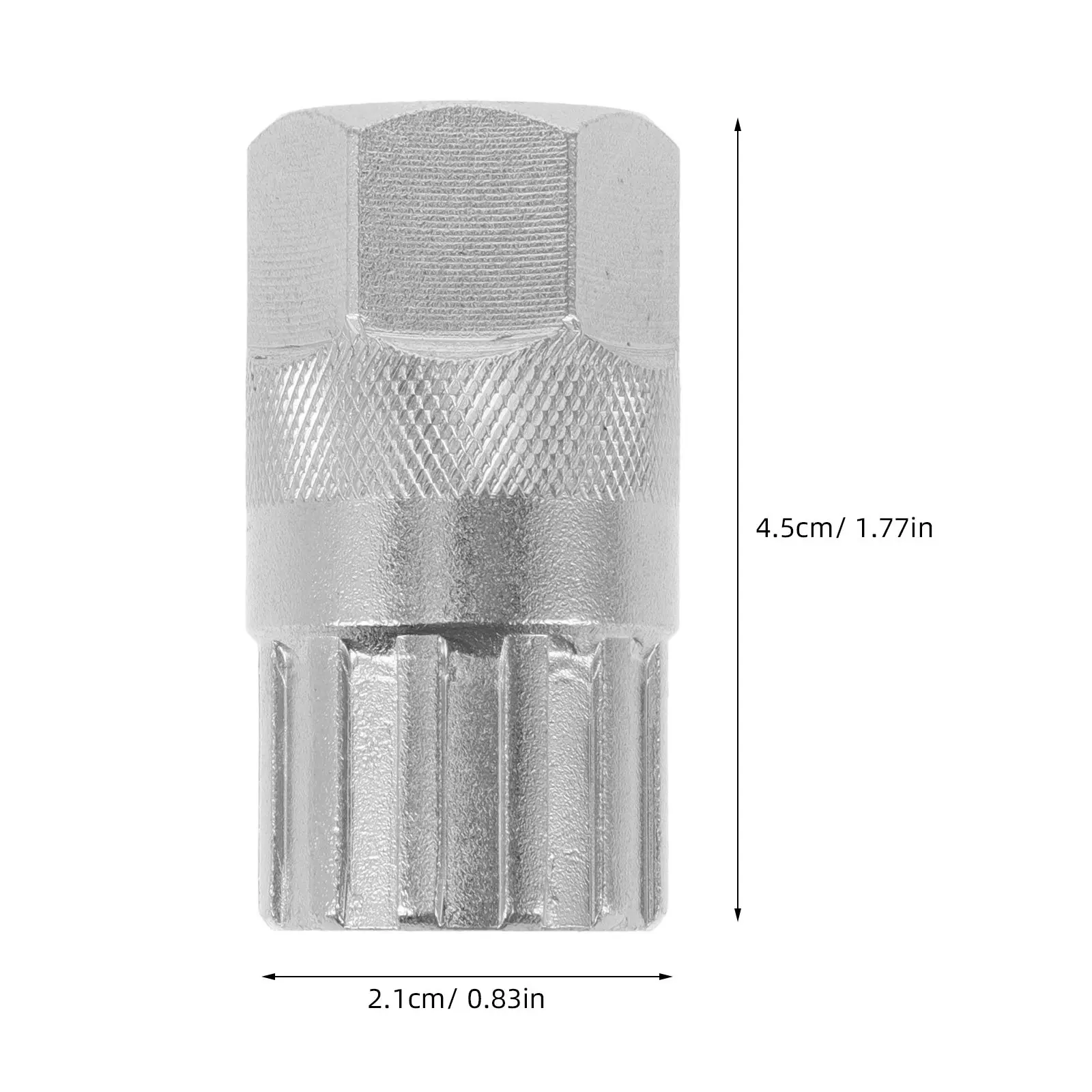 Compact Heavy Duty Flywheel Remover Socket for Bicycle Freewheel Removal Works on and Road Bike Gear Maintenance Tool Set