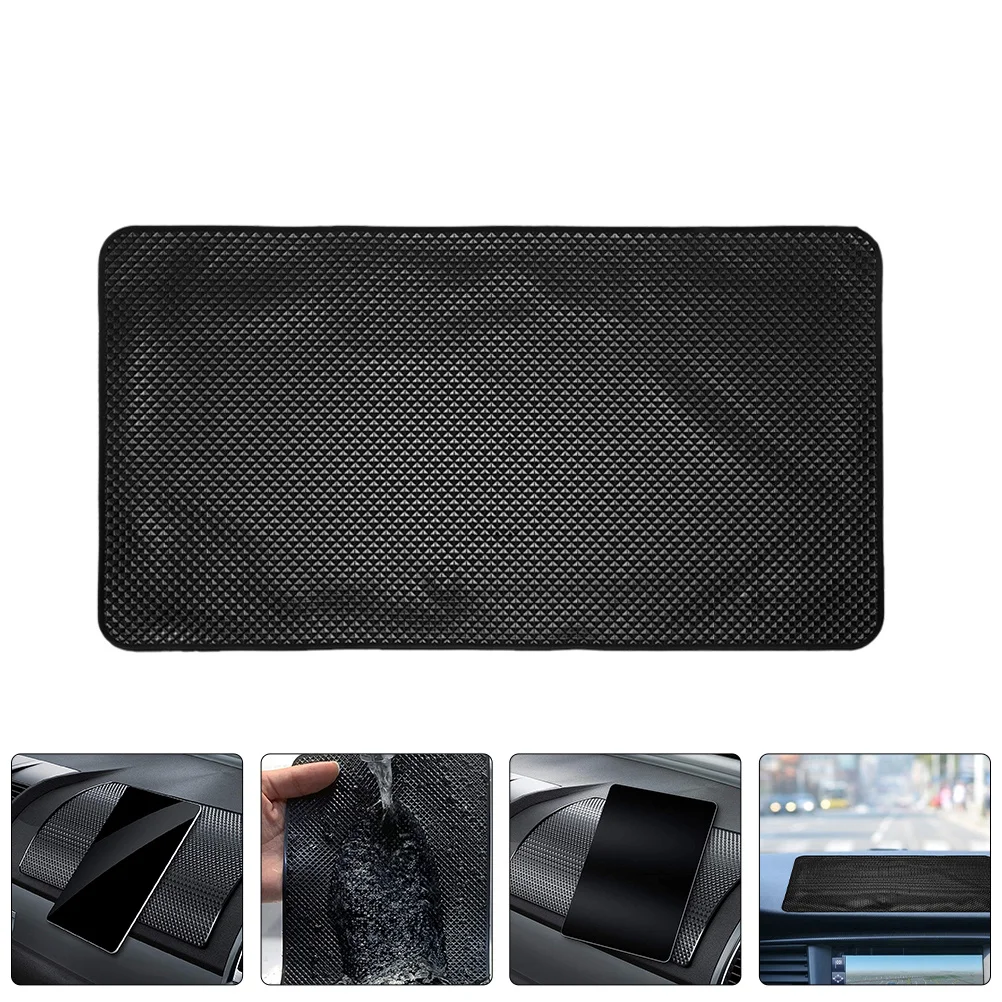 

40X20Cm Car Dashboard Anti-Slip Mat Non-Slip Rubber Pad For Phone Keys Perfume Bottle Storage Dash Tray Holder Universal Fit