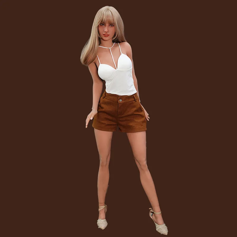 SMVP - Adult Sexy Woman 163CM Real Doll, Simulated 1:1 Mobile Skeleton. Realistic and Touching Creation of Vaginal Anal Sex Toys