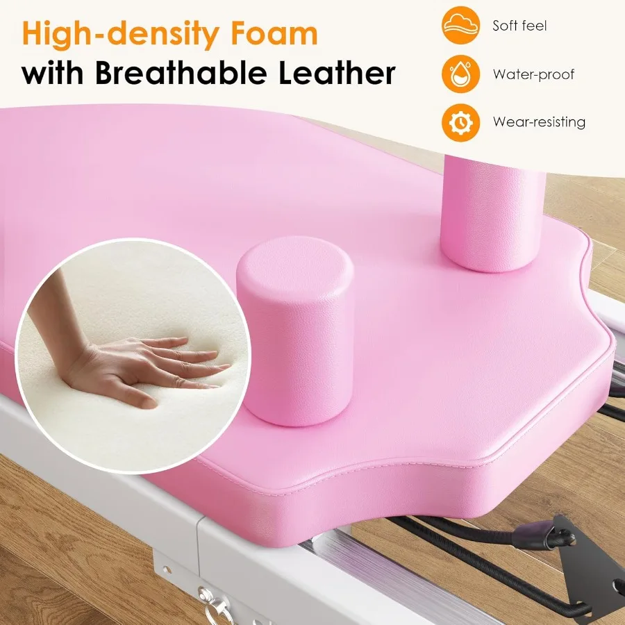 آلة بيلاتيس قابلة للطي لصالة الألعاب الرياضية المنزلية: معدات تمارين البيلاتيس المثالية للمبتدئين للياقة القلب عالية الكثافة مع #5