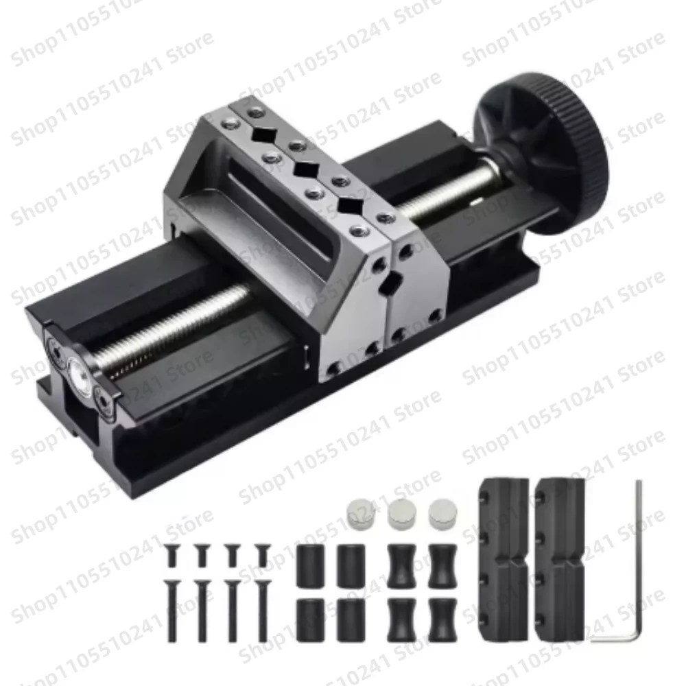 Mini Vise Small Self-Centering Vise Desktop Precision Fixture Flat Pliers Workbench Kit