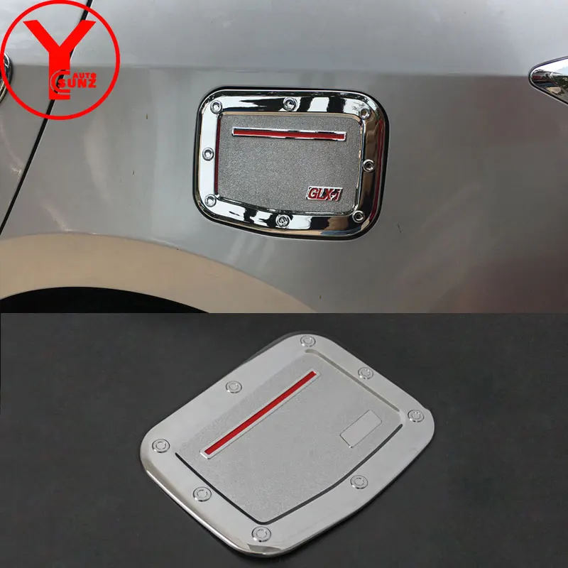

ABS tank cover sticker For Toyota Corolla 2014 2015 2016 2017 ALTIS E170 chrome parts for toyota corolla 2015 accessories YCSUNZ